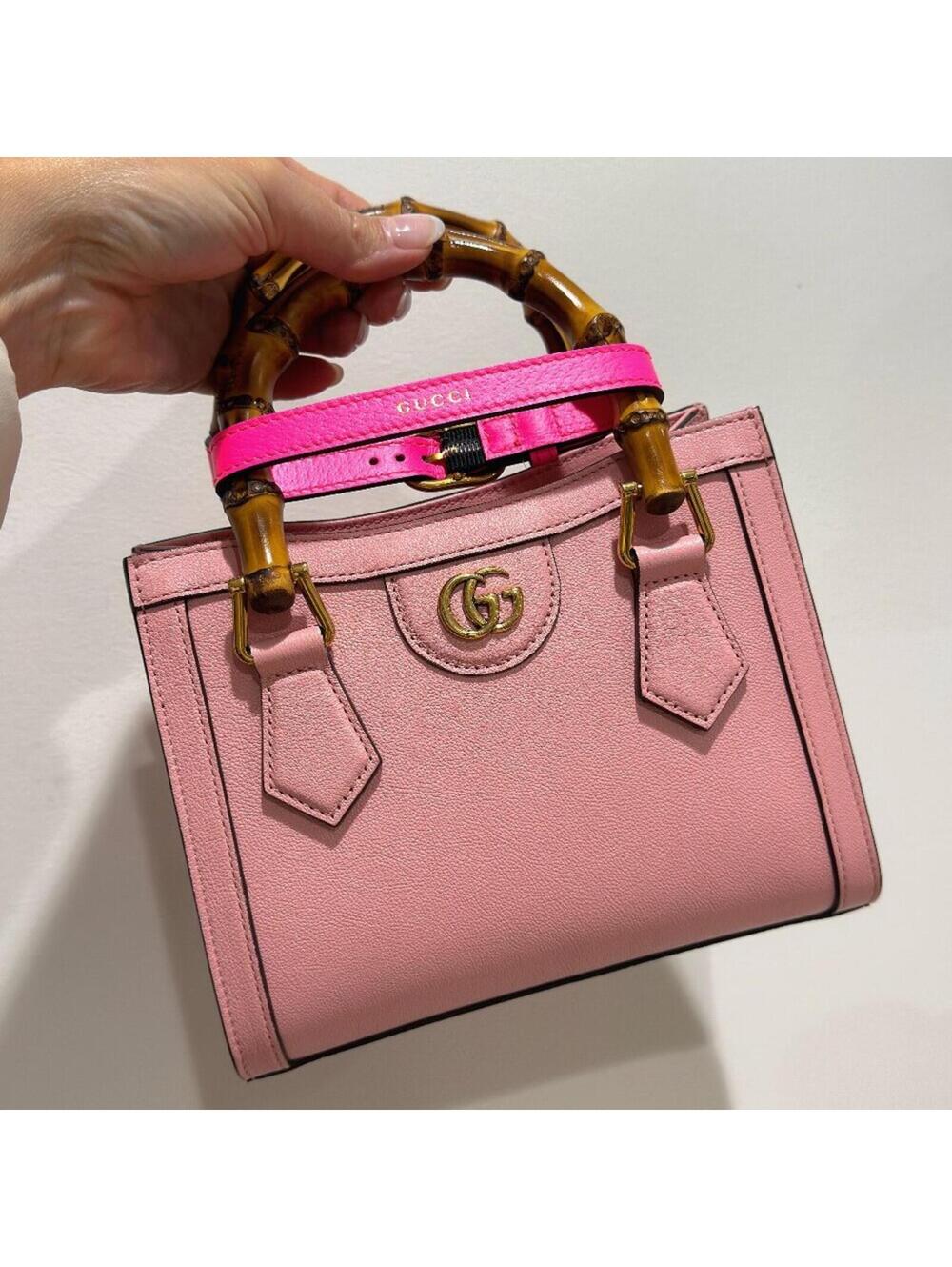 GUCCI - Mini Diana Tote, Pink